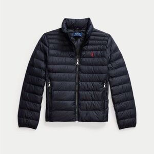 $135 🔝 Polo Ralph Lauren Navy Unisex Water Repellent Packable Jacket 4T